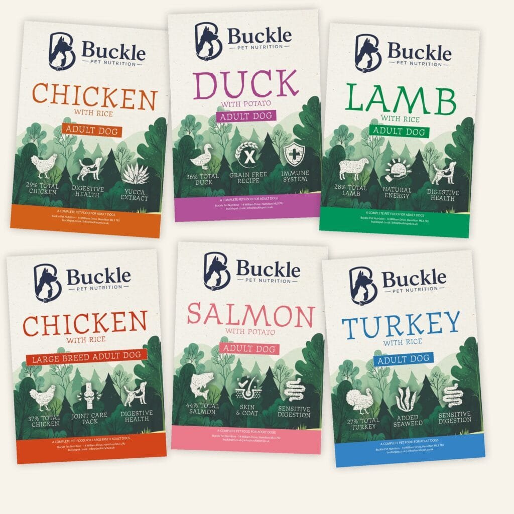 Buckle Super Premium dog food range